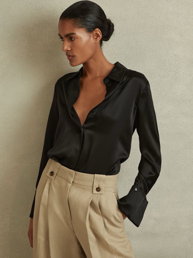 Reiss Hailey Silk Blouse